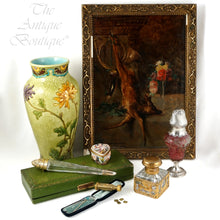 Load image into Gallery viewer, Antique Bronze French Wax Seal Stamp Set, Hidden Drawer, Sceau Etui