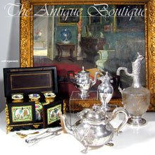Load image into Gallery viewer, Antique French Chinoiserie Tea Caddy, Porcelaine de Paris Canisters