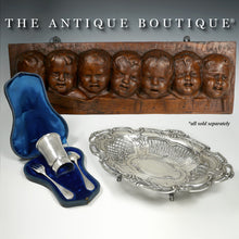 Load image into Gallery viewer, Antique French Sterling Silver Centerpiece Bowl Pierced Lattice, Florals, Footed