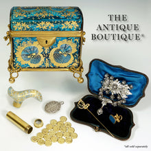 Load image into Gallery viewer, Antique French 18K Gold Emerald & Pearl Sword Stick Pin Stickpin