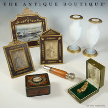 Load image into Gallery viewer, Art Deco French Gilt Bronze Figural Bloodhound Dog Wax Seal Desk Stamp, Signed Leroy