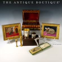 Load image into Gallery viewer, French Sterling Silver Tumbler Cup & Napkin Ring Boxed Set Art Deco Clover Motif