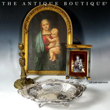 Load image into Gallery viewer, French Oil Painting Madonna & Child, Virgin Mary & Infant Jesus, Religious Scene, 1900s