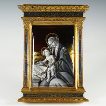 Load image into Gallery viewer, Antique French Limoges Enamel on Copper Religious Portrait Plaque