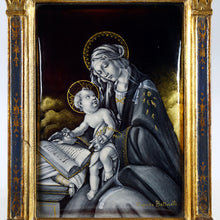 Load image into Gallery viewer, Antique French Limoges Enamel on Copper Religious Portrait Plaque