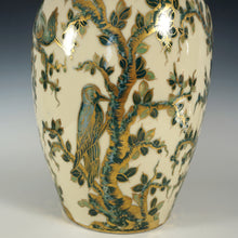 Load image into Gallery viewer, Large French Limoges Bernardaud & Co. Hand Painted Porcelain Ginger Jar, Lidded Urn Vase
