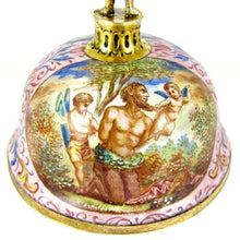 Load image into Gallery viewer, Antique Austrian Sterling Silver Gilt Vermeil Viennese Enamel Miniature Boat Shaped Snuff Box