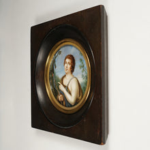 Load image into Gallery viewer, Antique French Miniature Portrait Painting, Saint Jean Baptiste Religious Scene