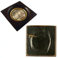 Load image into Gallery viewer, Rare Antique French Sentimental Mourning Hair Art Work DOG & Tomb