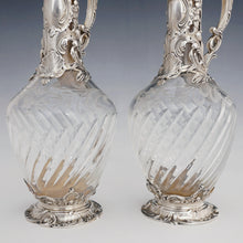 Load image into Gallery viewer, Antique French sterling silver claret jug