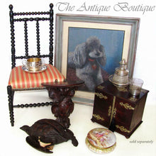 Load image into Gallery viewer, Geo Mommaerts Portrait of a Poodle Dog, Belgian Artist Impressionist Oil Painting, Dated