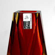 Load image into Gallery viewer, Campanella Murano Sommerso Glass Vase Alessandro Mandruzzato Italian Venice Vintage Mid-Century