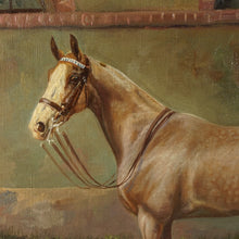 Load image into Gallery viewer, Portrait of a Horse, German Equestrian Painting Wilhelm Westerop (1876-1954) Oil on Canvas