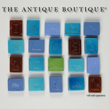 Load image into Gallery viewer, Antique 19th Century Loose Glass Intaglio Wax Seal Stamp - Sword, Love & Fight