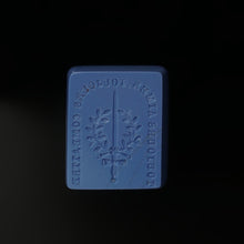 Load image into Gallery viewer, Antique 19th Century Loose Glass Intaglio Wax Seal Stamp - Sword, Love & Fight