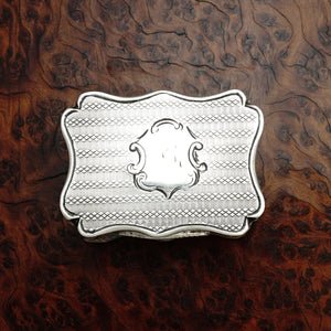 Antique Victorian Sterling Silver Vinaigrette, Nathaniel Mills, Birmingham 1858