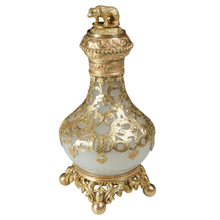 Load image into Gallery viewer, Antique French Palais Royal Opaline Glass Perfume Bottle
