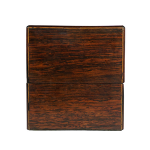 Load image into Gallery viewer, Antique French Rosewood Tea Caddy Box, Hand Painted Paris Porcelain Bottles
