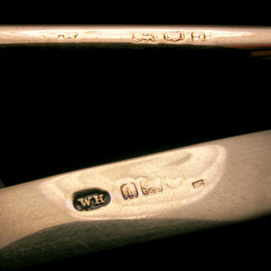 Edwardian Sterling Silver Writing Set by William Hornby, Turquoise Cabochons, Retailed by Kendall & Co PARIS