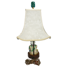 Load image into Gallery viewer, Vintage Chinoiserie Asian Porcelain Figural Lamp
