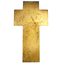 Load image into Gallery viewer, Large Antique French Gilt Bronze Champleve Enamel Holy Water Font
