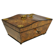 Load image into Gallery viewer, Antique French Palais Royal Mother of Pearl Sewing Box Etui Necessaire
