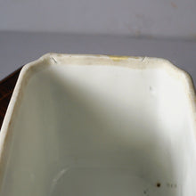 Load image into Gallery viewer, Antique French Rosewood Tea Caddy Box, Hand Painted Paris Porcelain Bottles
