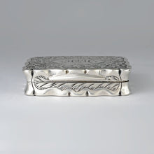 Load image into Gallery viewer, Antique Victorian Sterling Silver Vinaigrette Box George Unite Birmingham 1889
