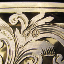 Load image into Gallery viewer, Antique Victorian Sterling Silver Vinaigrette Box George Unite Birmingham 1889
