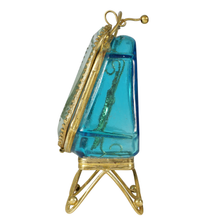 Load image into Gallery viewer, Antique Victorian Beveled Glass Box Pocket Watch Display Vitrine Stand
