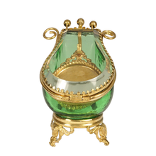 Load image into Gallery viewer, Antique Victorian Beveled Glass Box Pocket Watch Display Vitrine Stand
