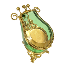 Load image into Gallery viewer, Antique Victorian Beveled Glass Box Pocket Watch Display Vitrine Stand
