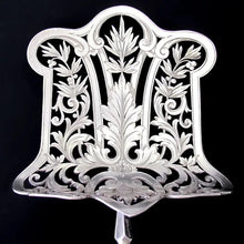 Load image into Gallery viewer, Napoleon III era French Sterling Silver 3pc Asparagus Server, Fish Knife &amp; Fork Serving Set
