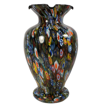 Load image into Gallery viewer, Vintage Italian Art Glass Millefiori Vase
