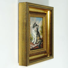 Load image into Gallery viewer, Portrait of a Kitten, Oil Painting by German Artist Inge Gruber-Böhm
