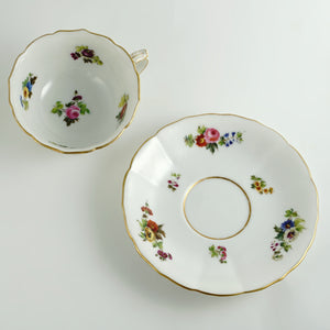 Jacob Petit Antique French Paris Porcelain Hand Painted Cup & Saucer