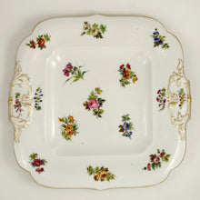 Load image into Gallery viewer, Jacob Petit Antique French PAIR Hand Painted Paris Porcelain Square Serving Plates
