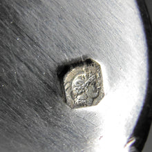 Load image into Gallery viewer, French Sterling Silver Salt Cellars Set, Art Nouveau Clematis Flowers, Ravinet &amp; Denfert
