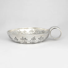 Load image into Gallery viewer, Antique French Sterling Silver Tastevin Wine Taster Sommelier Cup, Grapes
