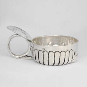 Antique French Sterling Silver Tastevin Wine Taster Sommelier Cup
