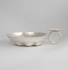 Antique French Sterling Silver Tastevin Wine Taster Sommelier Cup, Marc Parrod