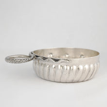 Load image into Gallery viewer, French Sterling Silver Tastevin Wine Taster Sommelier Cup, Snake Handle
