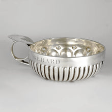 Load image into Gallery viewer, Antique French Sterling Silver Tastevin Wine Taster Sommelier Cup, Cesar Tonnelier
