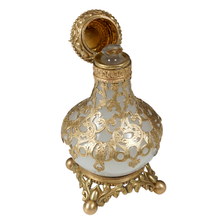 Load image into Gallery viewer, Antique French Palais Royal Opaline Glass Perfume Bottle
