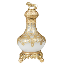 Load image into Gallery viewer, Antique French Palais Royal Opaline Glass Perfume Bottle
