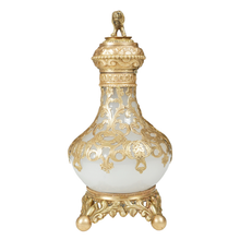 Load image into Gallery viewer, Antique French Palais Royal Opaline Glass Perfume Bottle
