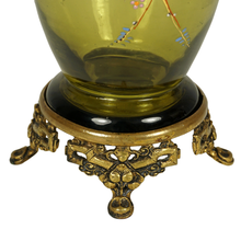 Load image into Gallery viewer, Antique French Art Glass Japonisme Cabinet Vase, Eugene Rousseau, Applied Elephants
