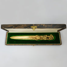 Load image into Gallery viewer, Art Nouveau French Signed Bronze Letter Opener, Bacchus Theme, Albert Marionnet (1852-1910)
