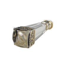 Load image into Gallery viewer, Antique French Wax Seal Desk Stamp Empire Cut Glass Handle
