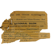 Load image into Gallery viewer, Flemish School Portrait of a Dog, Shih Tzu, Oil Painting, 1965 Ghent Belgium Exhibition
